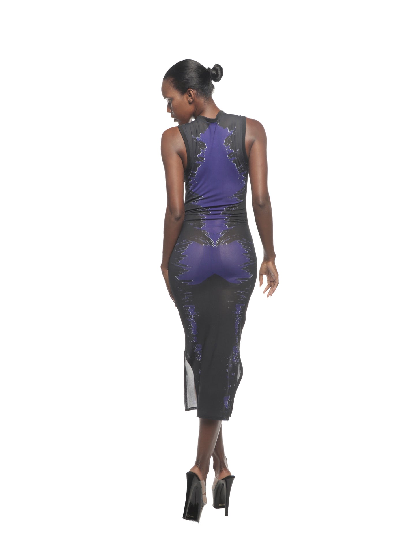 VELENO DRESS IN INDIGO
