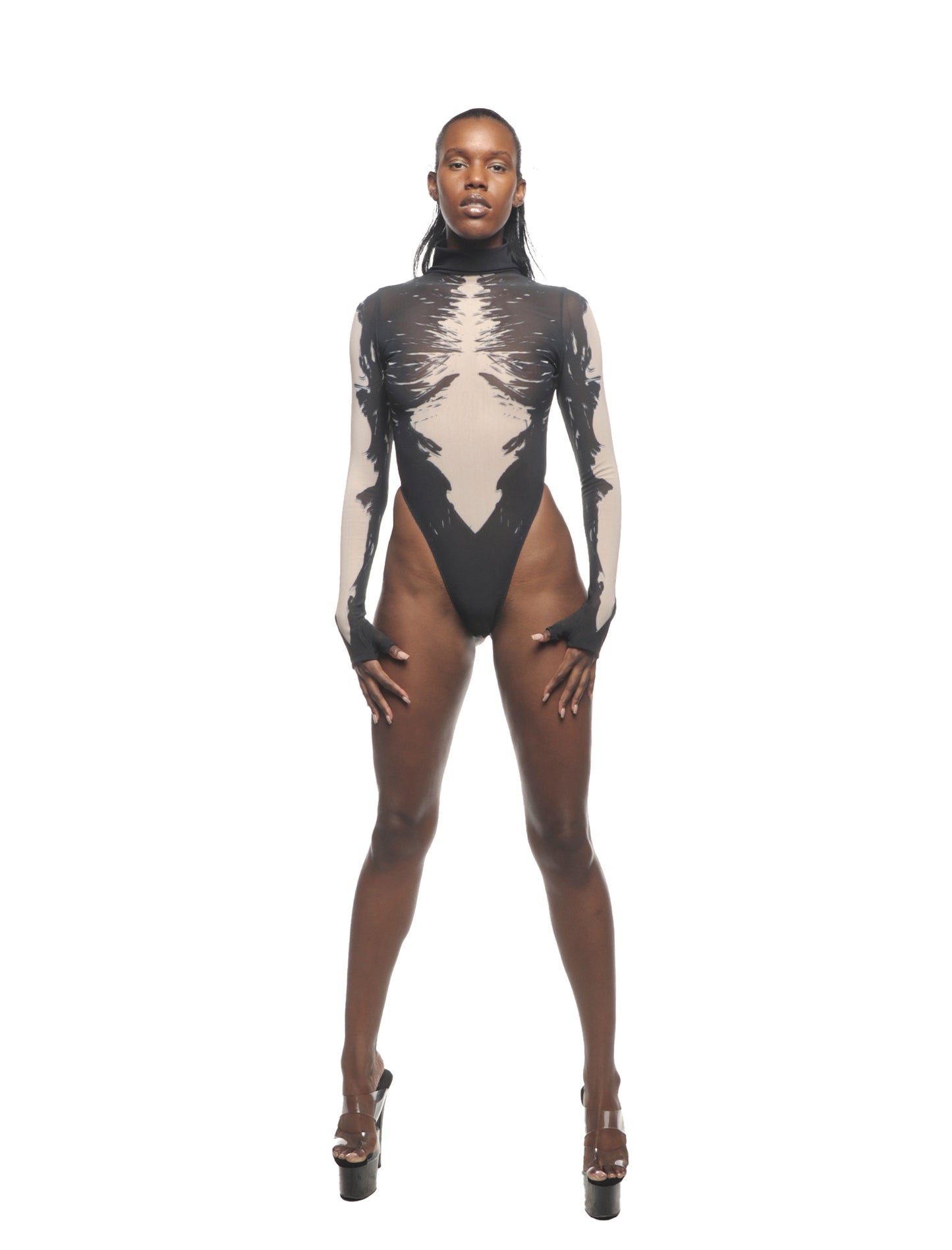 VELENO X-BODYSUIT IN ECRU