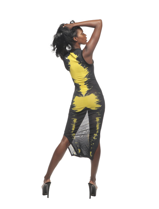 VELENO DRESS IN YELLOW