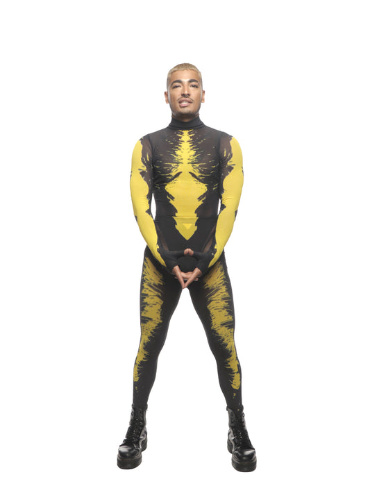 VELENO Y-BODYSUIT IN YELLOW